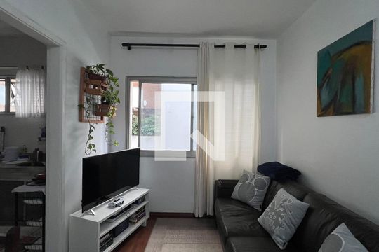 Sala de apartamento à venda com 1 quarto, 60m² em Vila Madalena, São Paulo