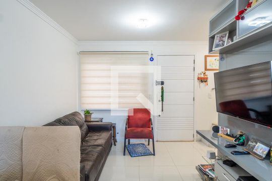 Sala de casa de condomínio à venda com 3 quartos, 131m² em Tristeza, Porto Alegre