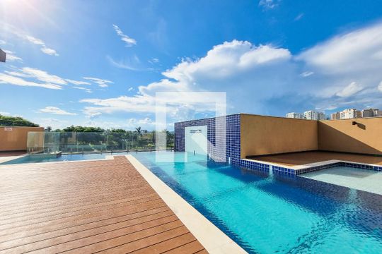 Área comum - Piscina de apartamento para alugar com 1 quarto, 58m² em Parque Residencial Aquarius, São José dos Campos