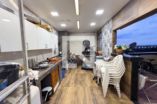 Área Gourmet de apartamento à venda com 4 quartos, 250m² em Novo Eldorado, Contagem