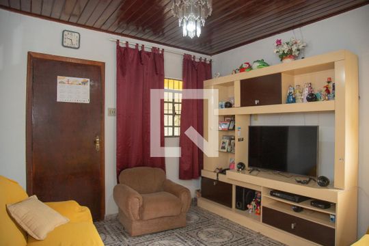 Sala (Casa 1) de casa à venda com 3 quartos, 152m² em Jardim São Luís, São Paulo