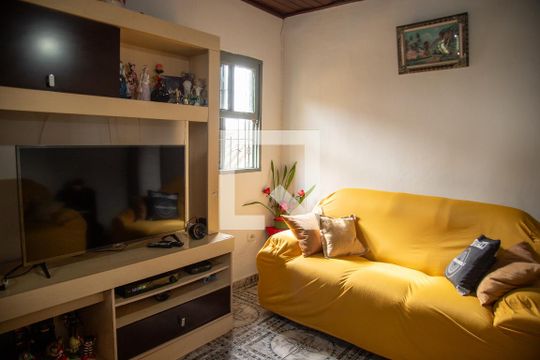 Sala (Casa 1) de casa à venda com 3 quartos, 152m² em Jardim São Luís, São Paulo