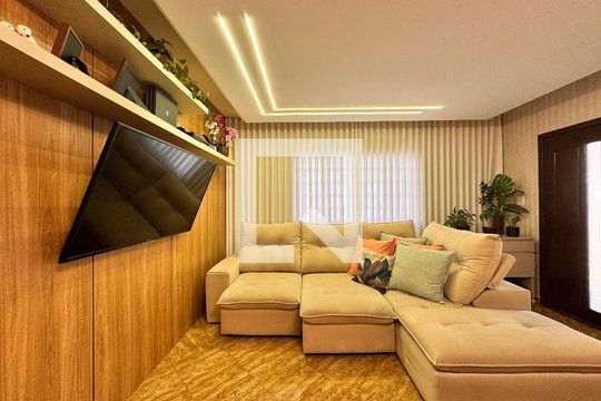 Sala de apartamento à venda com 2 quartos, 202m² em Jardim Las Vegas, Santo André