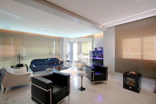 Sala de apartamento para alugar com 3 quartos, 150m² em Anchieta, Belo Horizonte