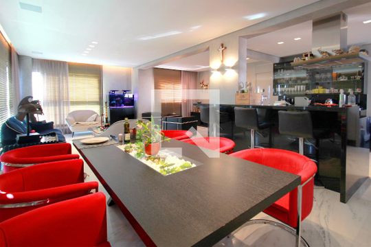 Sala de apartamento para alugar com 3 quartos, 150m² em Anchieta, Belo Horizonte