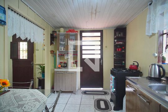 Cozinha de casa à venda com 2 quartos, 80m² em Santo Afonso, Novo Hamburgo