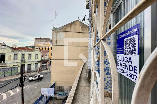 Plaquinha instalada de apartamento para alugar com 1 quarto, 40m² em Centro, Rio de Janeiro