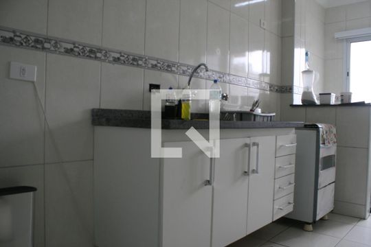 Cozinha  de apartamento para alugar com 1 quarto, 54m² em Aviação, Praia Grande
