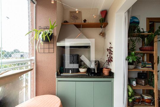 Sacada de apartamento para alugar com 2 quartos, 63m² em Aparecidinha, Sorocaba