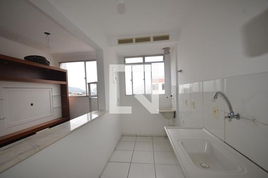 Cozinha e Área de Serviço de apartamento para alugar com 2 quartos, 55m² em Campo Grande, Rio de Janeiro