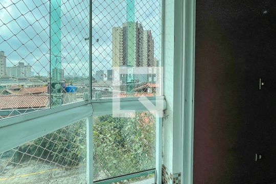 Varanda da suíte de apartamento à venda com 3 quartos, 87m² em Vila Caminho do Mar, São Bernardo do Campo