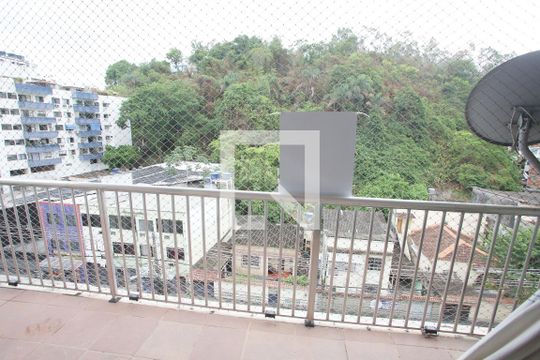 Plaquinha Varanda da Sala de apartamento à venda com 3 quartos, 80m² em Freguesia (jacarepaguá), Rio de Janeiro