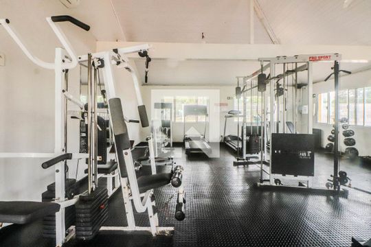 Área comum - Academia de casa de condomínio à venda com 2 quartos, 88m² em Humaitá, Porto Alegre