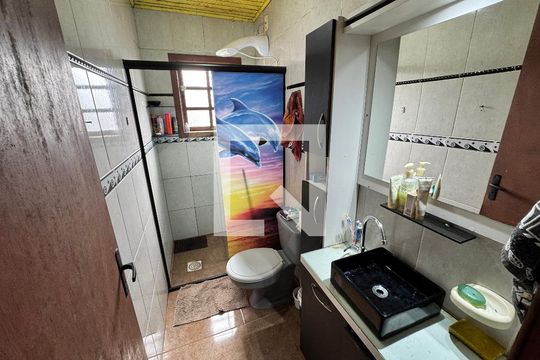 Banheiro de casa à venda com 4 quartos, 150m² em Campestre, São Leopoldo