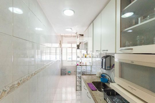 Cozinha de apartamento à venda com 3 quartos, 90m² em Rocha, Rio de Janeiro
