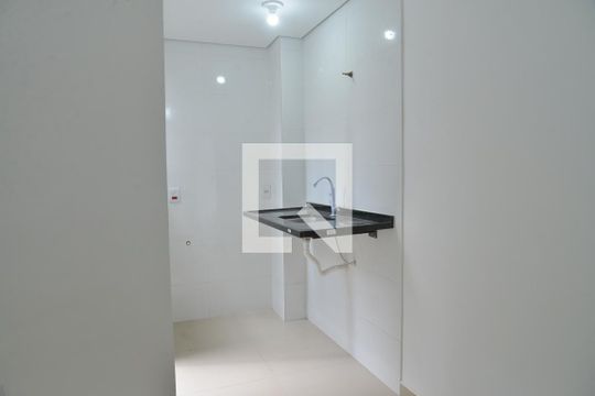 Cozinha de apartamento à venda com 2 quartos, 42m² em Vila Sao Pedro, Santo André