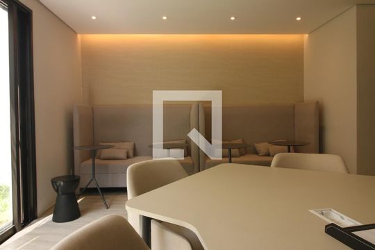 Área comum - Lounge de kitnet/studio para alugar com 1 quarto, 21m² em Indianópolis, São Paulo