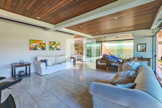 Sala de apartamento para alugar com 5 quartos, 890m² em Jardim Acapulco, Guarujá