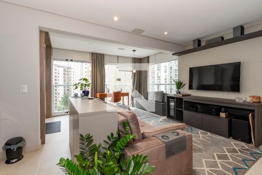 Sala de kitnet/studio à venda com 1 quarto, 43m² em Santo Amaro, São Paulo