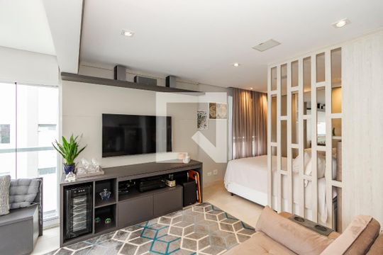 Sala de kitnet/studio à venda com 1 quarto, 43m² em Santo Amaro, São Paulo