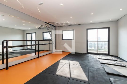 Área comum - Academia de kitnet/studio à venda com 1 quarto, 25m² em Santo Amaro, São Paulo
