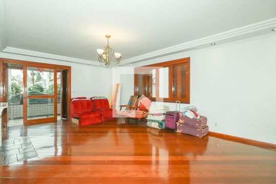 Sala de apartamento à venda com 3 quartos, 237m² em Petrópolis, Porto Alegre