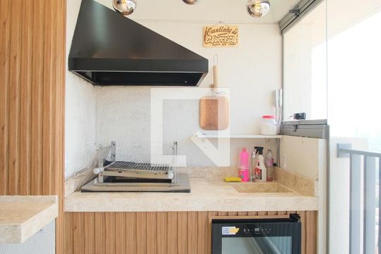 Varanda de apartamento à venda com 3 quartos, 80m² em Chácara Seis de Outubro, São Paulo