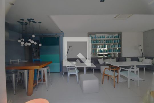 Área comum - Salão de festas de apartamento para alugar com 1 quarto, 42m² em Bosque, Campinas