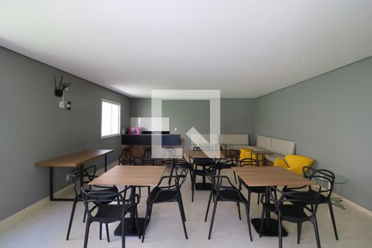 Área comum - Salão de festas de apartamento para alugar com 1 quarto, 24m² em Cidade Satelite Santa Barbara, São Paulo