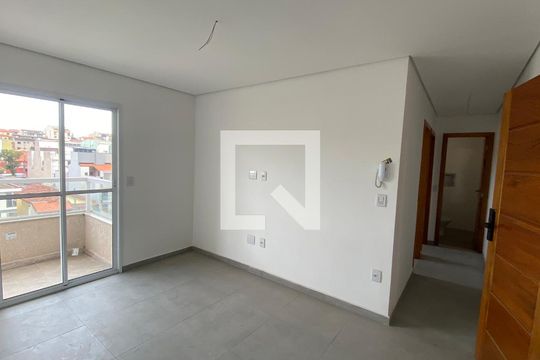 Sala  de apartamento à venda com 2 quartos, 102m² em Jardim Santo Alberto, Santo André
