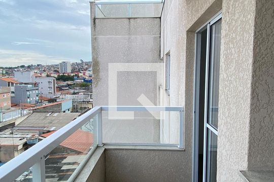 Varanda Sala  de apartamento à venda com 2 quartos, 102m² em Jardim Santo Alberto, Santo André