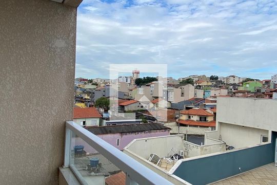 Varanda Sala de apartamento à venda com 2 quartos, 102m² em Jardim Santo Alberto, Santo André