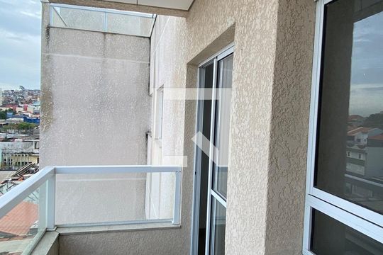 Varanda Sala  de apartamento à venda com 2 quartos, 102m² em Jardim Santo Alberto, Santo André