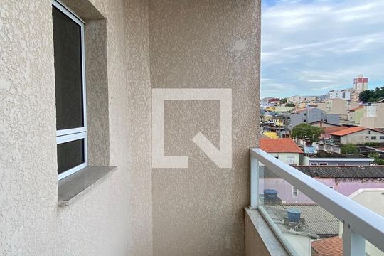 Varanda Sala  de apartamento à venda com 2 quartos, 102m² em Jardim Santo Alberto, Santo André