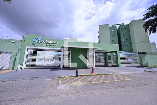 Fachada de apartamento para alugar com 2 quartos, 56m² em Chácaras Recreio São Joaquim, Goiânia