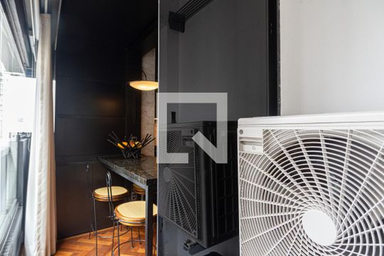 Área de Serviço de apartamento à venda com 1 quarto, 38m² em Consolação, São Paulo
