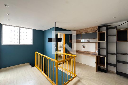 Sala de TV de apartamento à venda com 2 quartos, 107m² em Jardim Borborema, São Bernardo do Campo