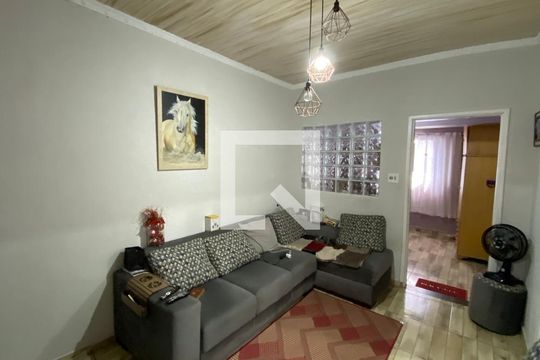 Casa 1 - Sala de casa à venda com 8 quartos, 426m² em Vila Francisco Matarazzo, Santo André