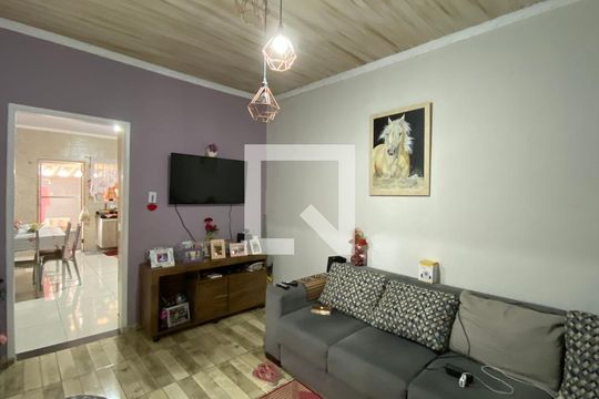 Casa 1 - Sala de casa à venda com 8 quartos, 426m² em Vila Francisco Matarazzo, Santo André