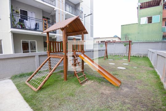 Área comum - Playground de apartamento para alugar com 2 quartos, 42m² em Campo Grande, Rio de Janeiro