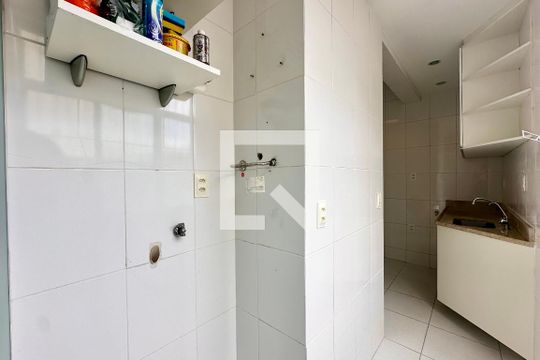 Área de Serviço de apartamento para alugar com 3 quartos, 80m² em Santa Teresa, Rio de Janeiro