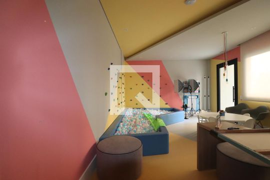 Área comum - Brinquedoteca de apartamento para alugar com 3 quartos, 96m² em Campestre, Santo André