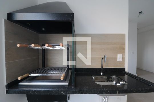 Varanda gourmet de apartamento para alugar com 3 quartos, 96m² em Campestre, Santo André