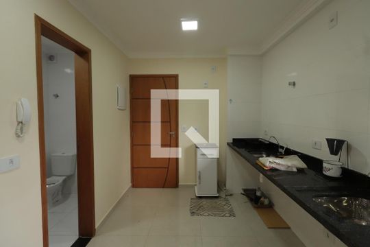 Sala/Cozinha de apartamento à venda com 1 quarto, 32m² em Cidade Mãe do Céu, São Paulo