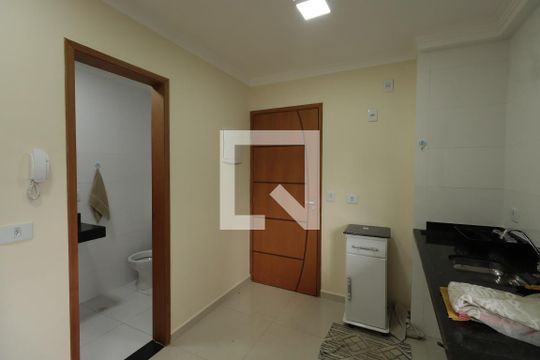 Sala/Cozinha de apartamento à venda com 1 quarto, 32m² em Cidade Mãe do Céu, São Paulo