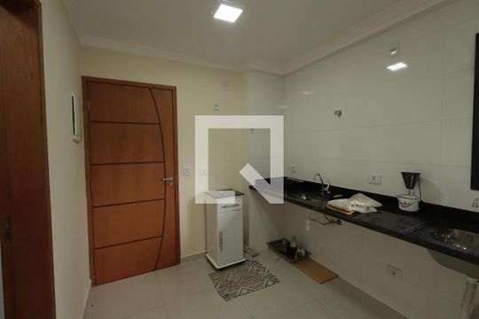 Sala/Cozinha de apartamento à venda com 1 quarto, 32m² em Cidade Mãe do Céu, São Paulo