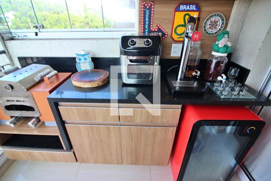 Sala Sacada de apartamento à venda com 2 quartos, 68m² em Vila Dusi, São Bernardo do Campo