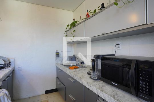 Cozinha de casa para alugar com 1 quarto, 60m² em João Paulo, Florianópolis