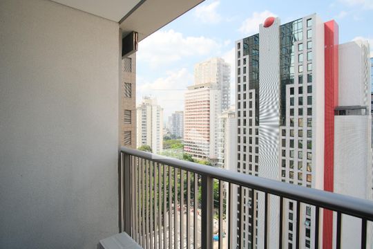 Varanda de kitnet/studio para alugar com 1 quarto, 22m² em Vila Gomes Cardim, São Paulo