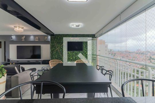 Varanda gourmet de apartamento à venda com 3 quartos, 150m² em Parque dos Principes, São Paulo